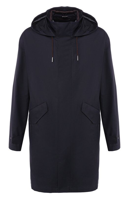 Плащ из смеси шерсти и шелка Zegna UST25/S302 фото 1