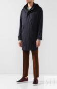 Плащ из смеси шерсти и шелка Zegna UST25/S302 фото 2
