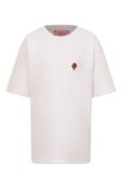 Хлопковая футболка AECA WHITE AWCMSSBDTTSST003C0.WHITE (L) фото 1