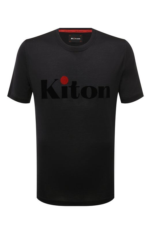 Хлопковая футболка Kiton UMK0490K57 фото 1