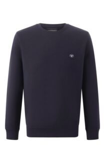 Хлопковый свитшот Emporio Armani