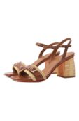 Комбинированные босоножки Santoni WHVG71480HC3TRUF фото 1