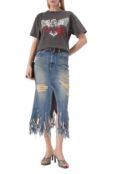 Хлопковая футболка The Kooples FTSC30026K фото 2