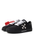 Текстильные кеды New Low Vulcanized Off-White 0MIA293C99FAB002 фото 1