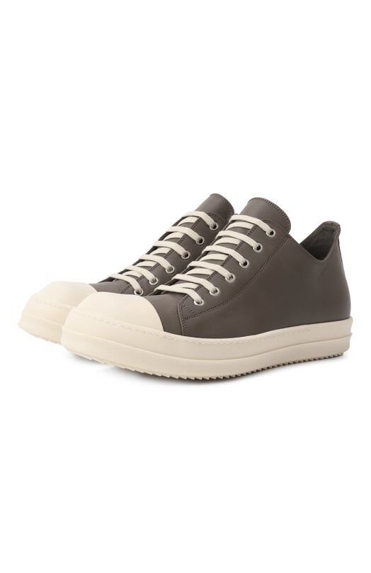 Кожаные кеды Porterville Rick Owens RU01E5891/LC0 фото 1
