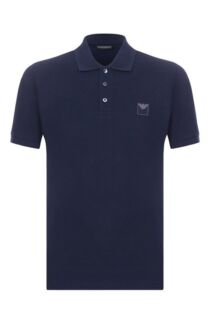 Хлопковое поло Emporio Armani