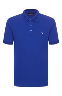 Хлопковое поло Emporio Armani