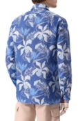 Рубашка из хлопка и льна Kiton UMCNERH0928305 фото 4