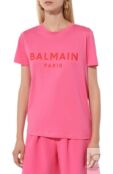 Хлопковая футболка Balmain BF1EF005/BB02 фото 3