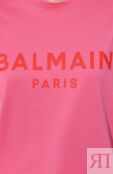 Хлопковая футболка Balmain BF1EF005/BB02 фото 5
