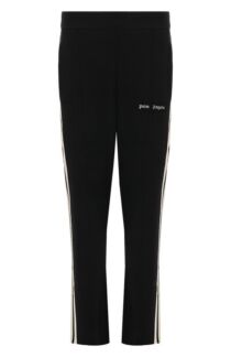 Брюки из шерсти и вискозы Palm Angels