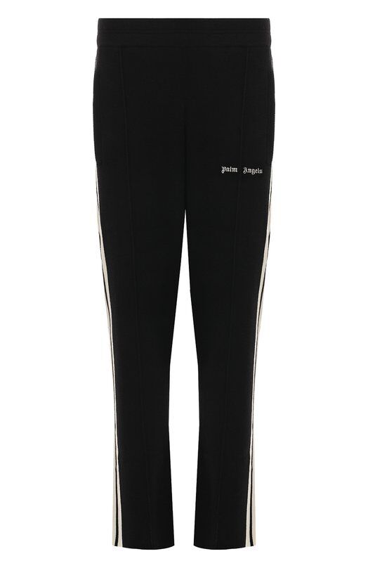 Брюки из шерсти и вискозы Palm Angels PMHG004F24KNI001 фото 1