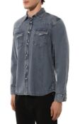 Джинсовая рубашка Woolrich CFWOSI0158MRUT4037 фото 3
