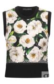 Шелковый топ Dolce & Gabbana FXT43T/JBSK9 фото 1