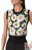 Шелковый топ Dolce & Gabbana FXT43T/JBSK9 фото 5
