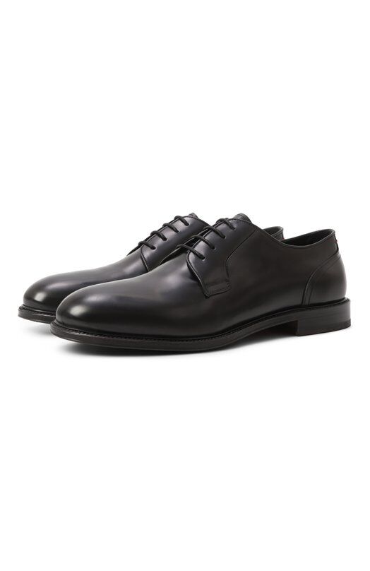 Кожаные дерби Kiton USSA262N0067301 фото 1