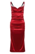 Атласное платье Dolce & Gabbana F6TNRT/FURAD фото 1