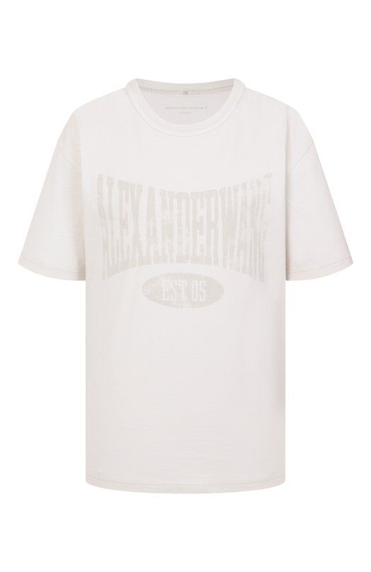 Хлопковая футболка alexanderwang.t 4CC2251542 фото 1