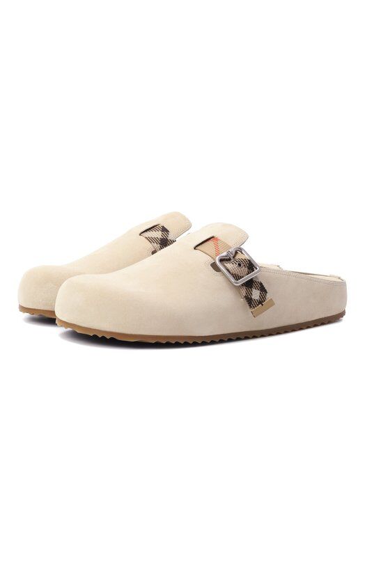 Замшевые сабо Urchin Burberry 8106057 фото 1