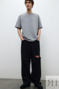 Джинсы baggy fit рваные befree 4680704989427 фото 1