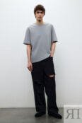 Джинсы baggy fit рваные befree 4680704989427 фото 4