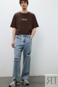 Джинсы baggy fit рваные befree 4680704989472 фото 1