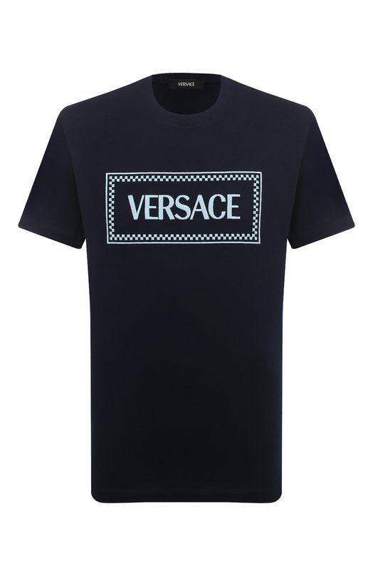 Хлопковая футболка Versace 1011694/1A08584 фото 1