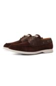 Топсайдеры с отделкой из кожи аллигатора Kiton USSA085N00978 фото 1