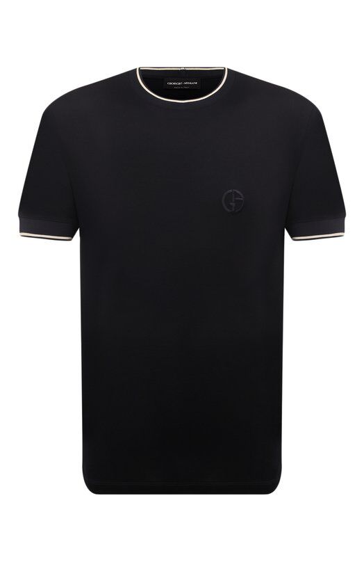 Футболка из хлопка и шелка Giorgio Armani GM000238/TE11865 фото 1