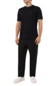 Футболка из хлопка и шелка Giorgio Armani GM000238/TE11865 фото 2