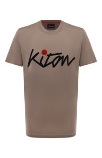 Хлопковая футболка Kiton