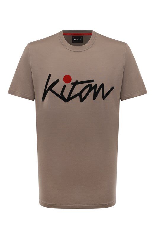 Хлопковая футболка Kiton UMK0482HE23 фото 1