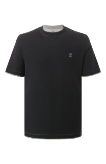 Хлопковая футболка Brunello Cucinelli
