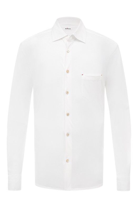 Хлопковая рубашка Kiton UMCNERH08837 фото 1