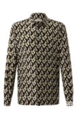 Рубашка из вискозы и шелка Saint Laurent 646850Y2G02 1050 фото 1