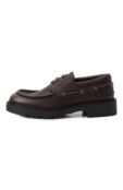 Кожаные топсайдеры Raft Burberry 8101667 фото 4