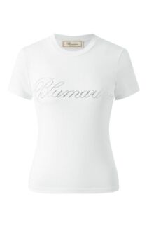 Хлопковая футболка Blumarine