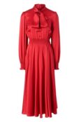 Атласное платье Dolce & Gabbana F6TKRT/FU1AU фото 1