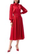 Атласное платье Dolce & Gabbana F6TKRT/FU1AU фото 2