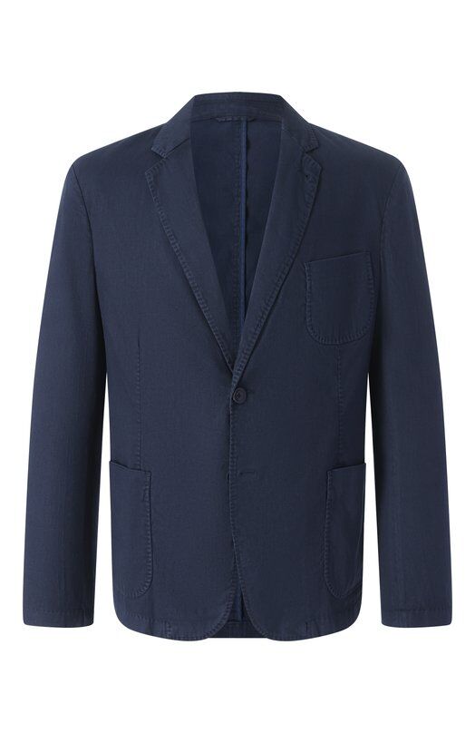 Пиджак изо льна и хлопка Giorgio Armani 0SGGG0D9 T01FI фото 1