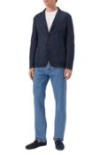Пиджак изо льна и хлопка Giorgio Armani 0SGGG0D9 T01FI фото 3