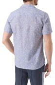 Рубашка из хлопка и льна Canali CSM3055/GL03520 фото 4