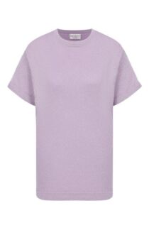 Футболка из кашемира и шелка Brunello Cucinelli