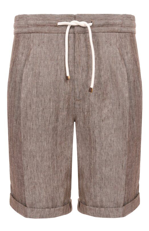 Льняные шорты Brunello Cucinelli MH251U0020 фото 1