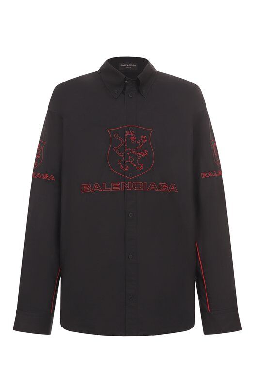 Хлопковая рубашка Balenciaga 814601/TNM60 фото 1