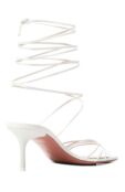 Кожаные босоножки Lori 60 Amina Muaddi L0RI LACE UP 60/NAPPA фото 5