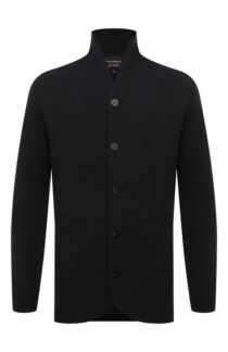 Пиджак из шерсти и хлопка Emporio Armani