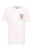 Хлопковая футболка Sporty and Rich T0043606508WH01 фото 1