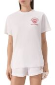 Хлопковая футболка Sporty and Rich T0043606508WH01 фото 3