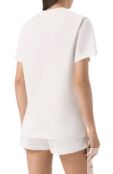 Хлопковая футболка Sporty and Rich T0043606508WH01 фото 4